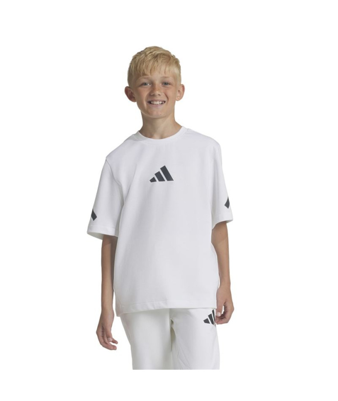 T-shirt adidas Zne Enfant Blanc/Noir