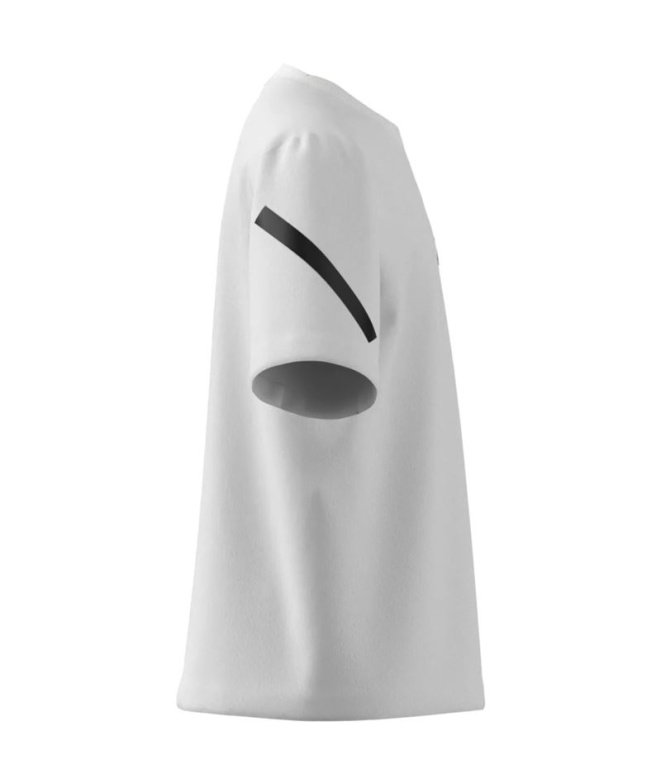 Camiseta adidas Zne Infantil Branco/Preto