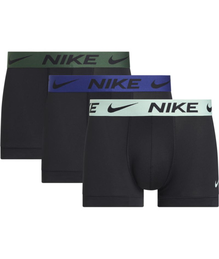 Calzoncillos Boxers Nike Trunk 3Pk Hombre Negro