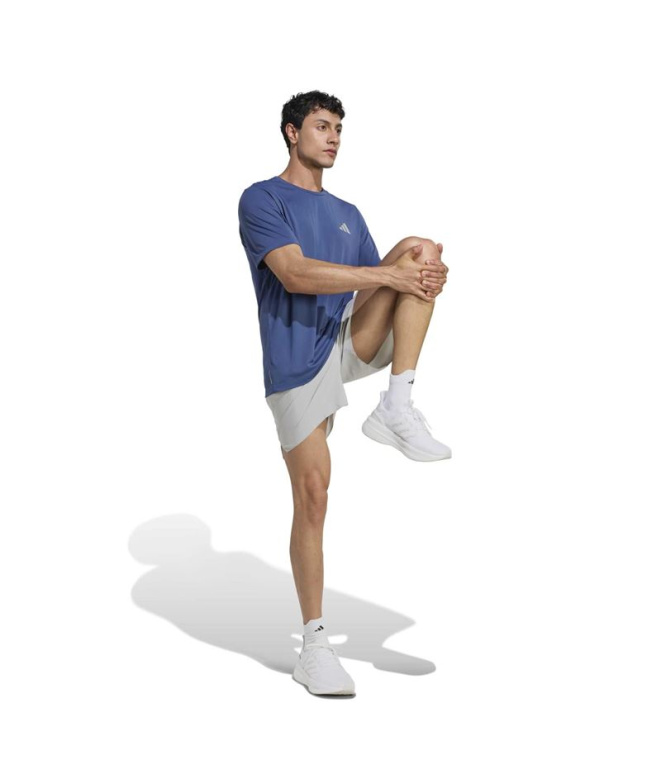 T-shirt de Running adidas Run Ess Homme Bleu