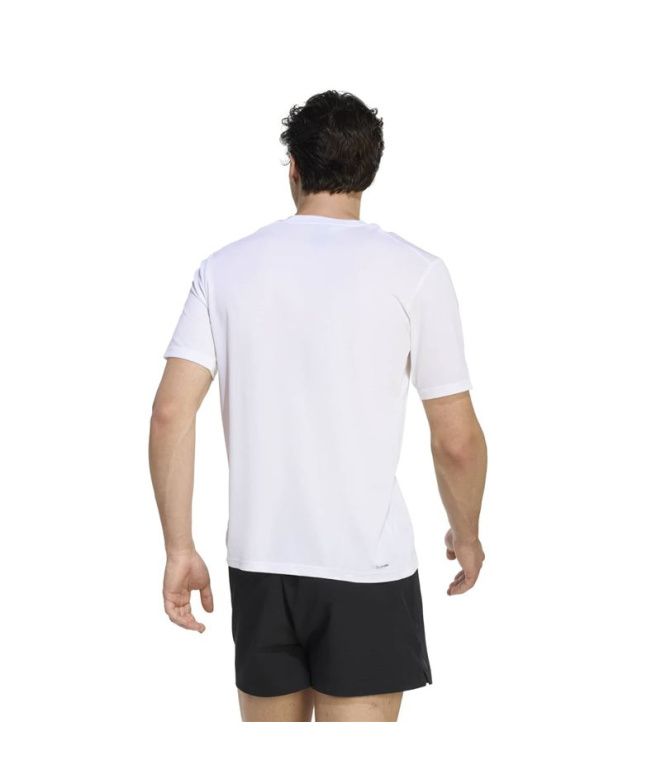 Camiseta de Fitness adidas We Bas Homem Branco