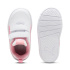 Sapatilhas Puma Courtflex V3 Dotty V, Branco-Rosa, Menina