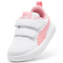 Chaussures Puma Courtflex V3 Dotty V, Blanc-Rose, Fille