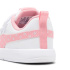 Sapatilhas Puma Courtflex V3 Dotty V, Branco-Rosa, Menina