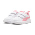 Chaussures Puma Courtflex V3 Dotty V, Blanc-Rose, Fille