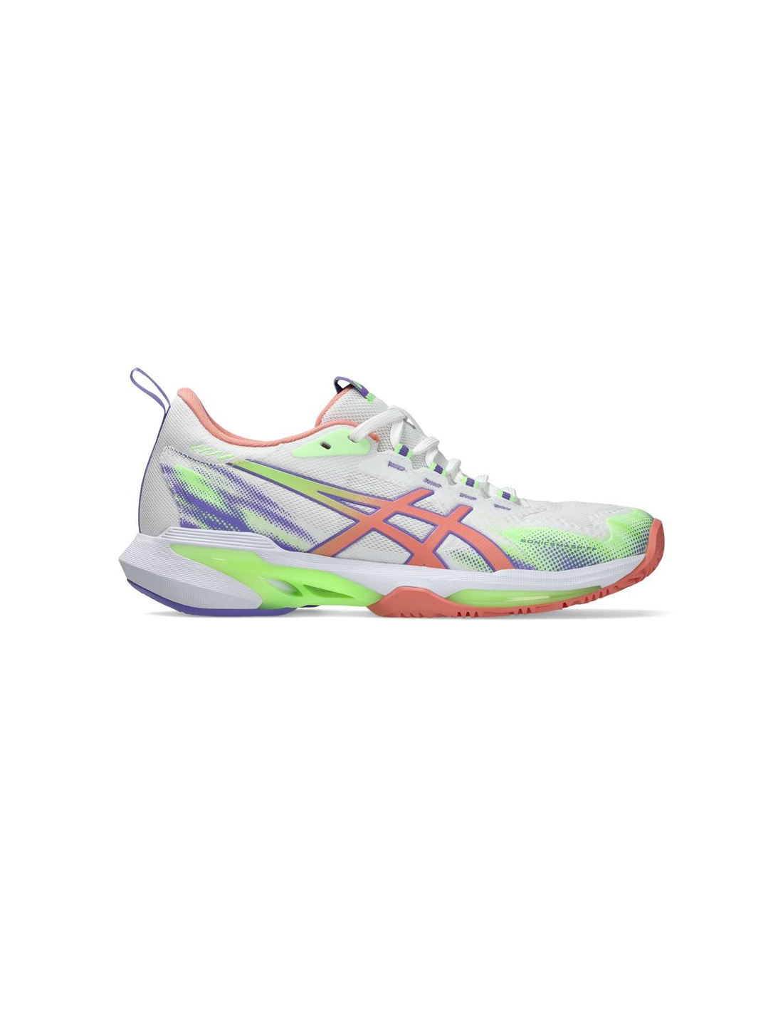 Sapatilhas de padel asics sonicsmash ff mulher branco/guava