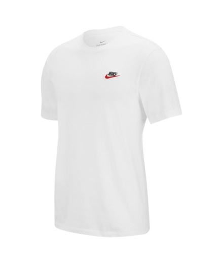 Camiseta Nike Sportswear Club T-Shirt Homem Branco