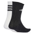 Meias adidas Glow Sock 2Pp Branco/Preto/Cinza