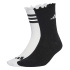 Meias adidas Glow Sock 2Pp Branco/Preto/Cinza