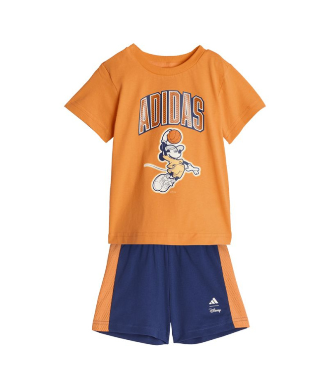 Conjunto adidas Dy Mm Set Infantil Napu/Branco