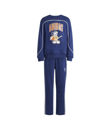 Chándal adidas Lk Dy Mm Jog Infantil Azul Oscuro/Napu/Blanco