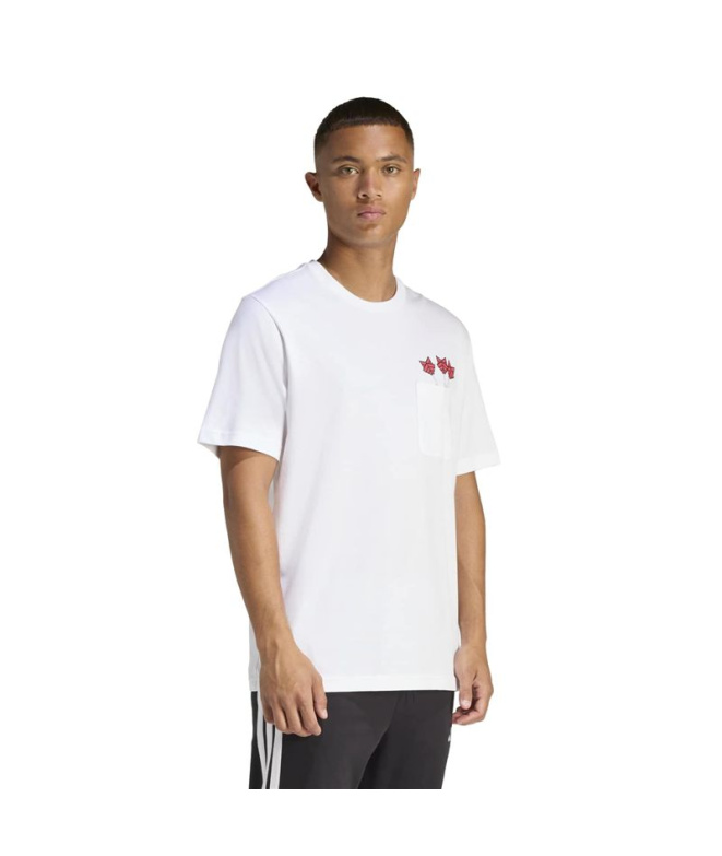 Camiseta adidas Nov Dart Homem Branco