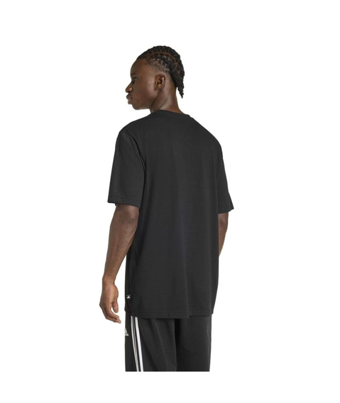 T-shirt adidas Camo Linear Cl Homme Noir