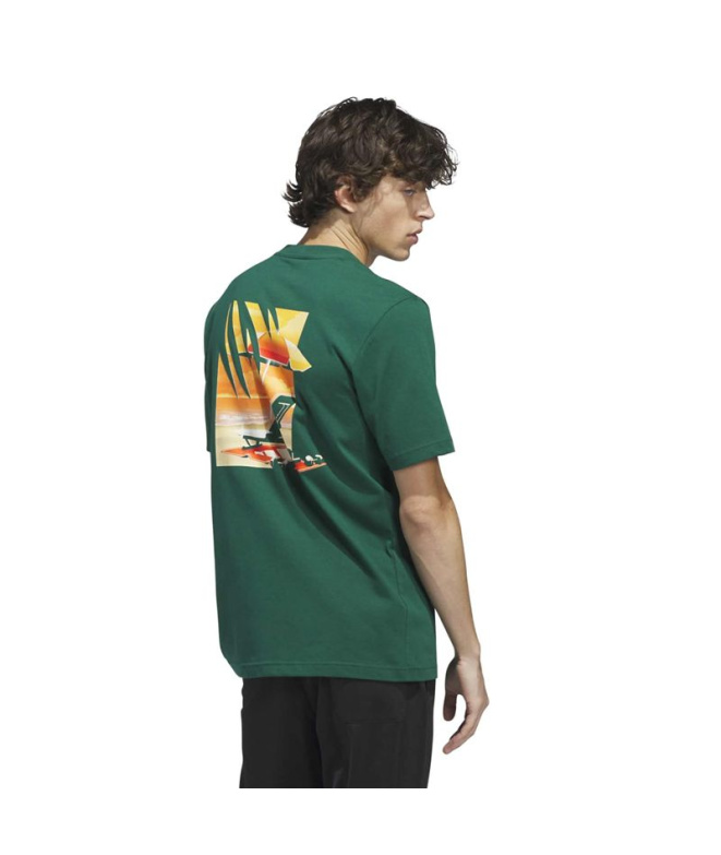Camiseta adidas Evryday Trn Homem Verde