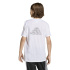 Camiseta de Fitness adidas Mc Tr Infantil Branco