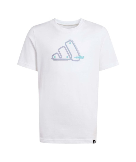 T-shirt adidas Moto 1 Enfant Blanc