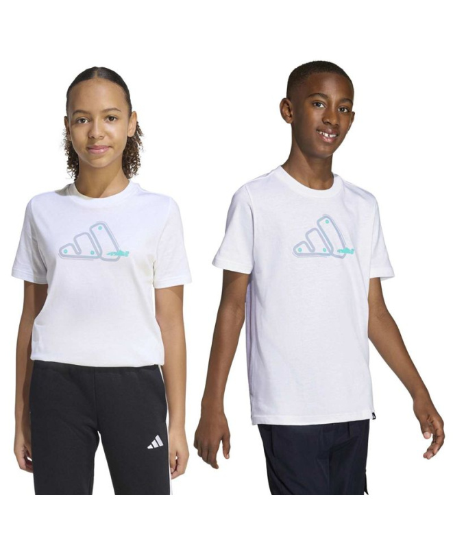 T-shirt adidas Moto 1 Enfant Blanc