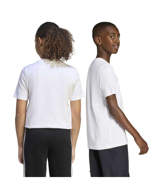 Camiseta adidas Moto 1 Infantil Branco