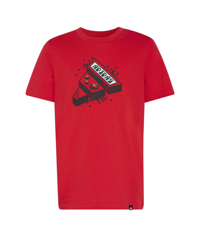 Camiseta adidas Game Infantil Granate