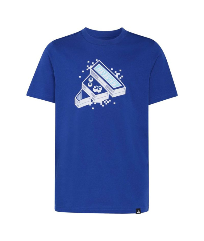 Camiseta adidas Game Infantil Azul