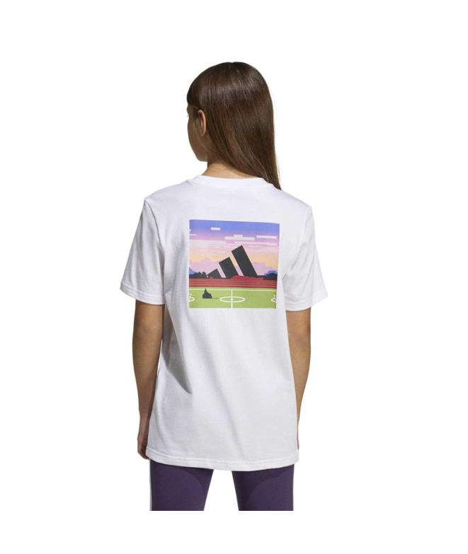 Camiseta adidas Game 2 Infantil Branco