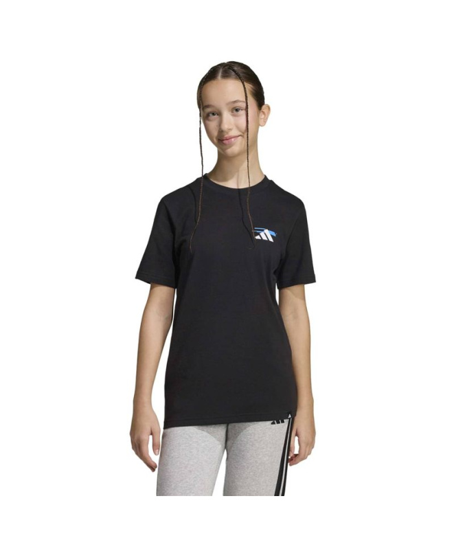 Camiseta adidas Game 2 Infantil Preto