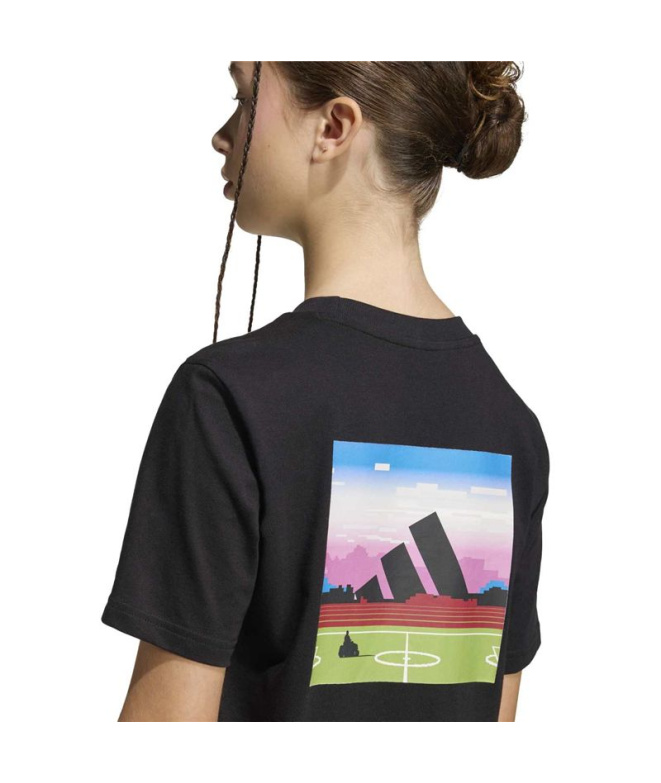 Camiseta adidas Game 2 Infantil Preto