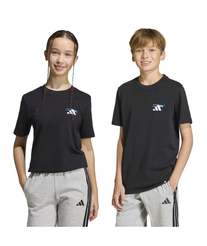 Camiseta adidas Game 2 Infantil Preto