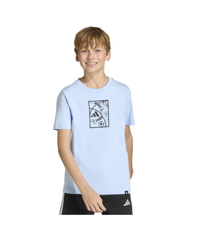 T-shirt adidas Football Enfant Bleu