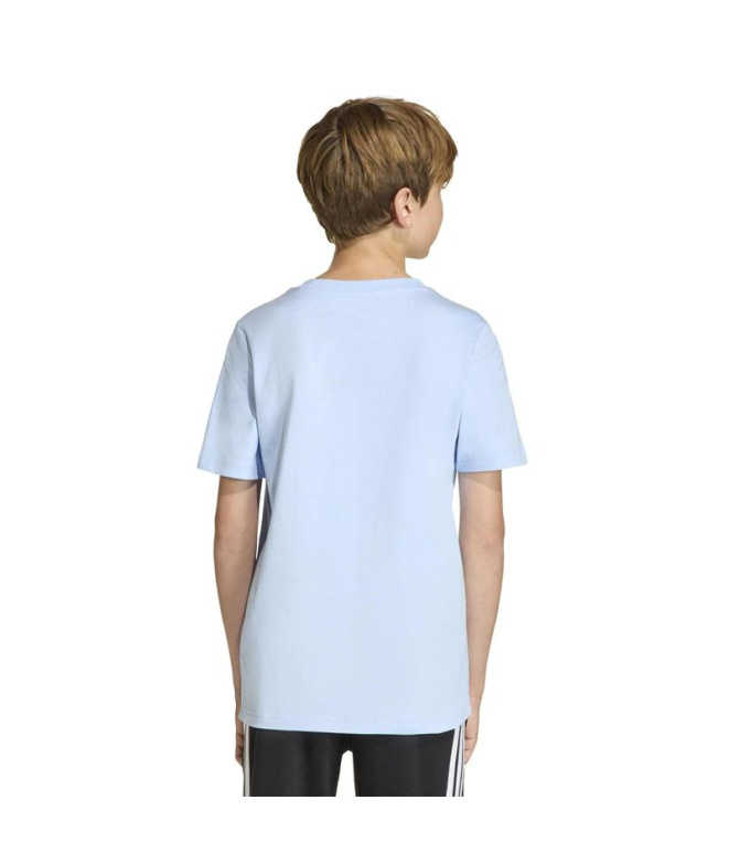 Camiseta adidas Futebol Infantil Azul