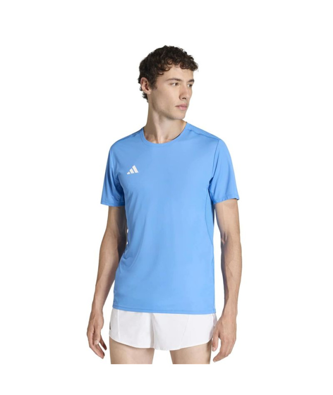 Camiseta de Running adidas Adizero E Homem Azul