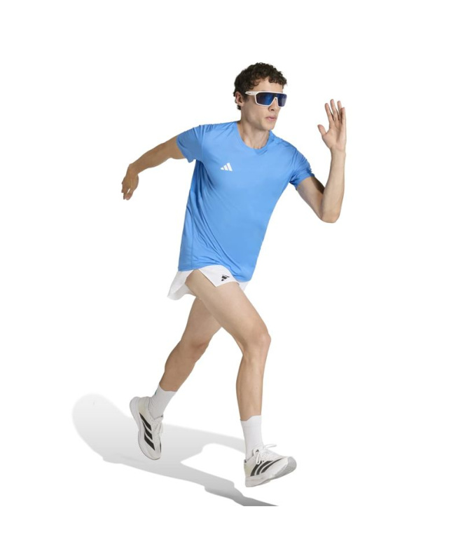 T-shirt de Running adidas Adizero E Homme Bleu