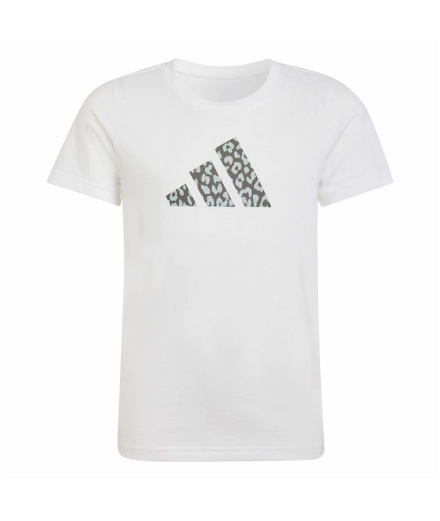 Camiseta adidas Jg Animal Niña Blanco