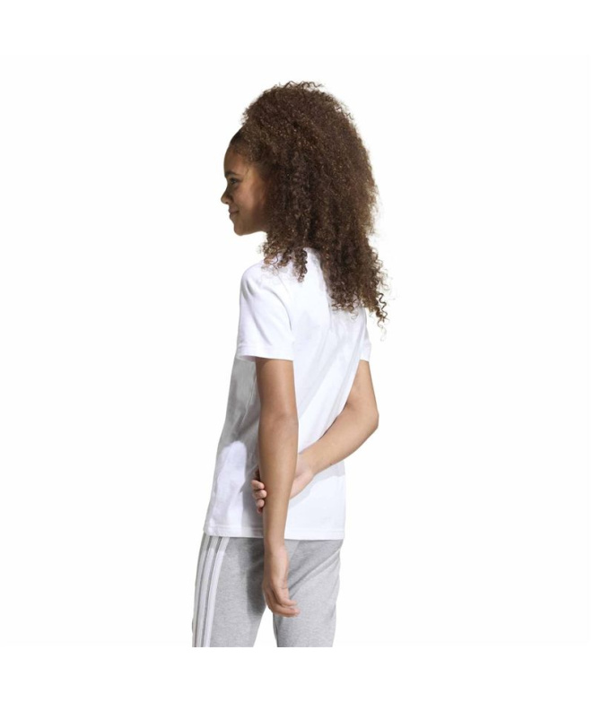 Camiseta adidas Jg Animal Menina Branco