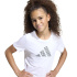 Camiseta adidas Jg Animal Menina Branco