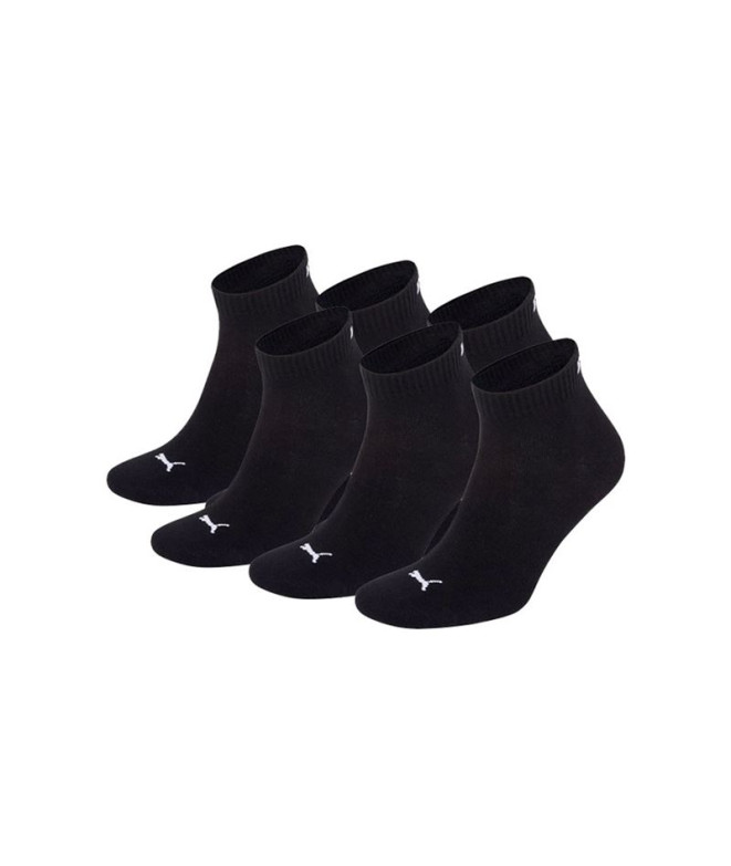 Chaussettes Puma Quarter Plain 3 Pair Noir