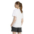 Camiseta adidas Slide Vneck Mulher Branco