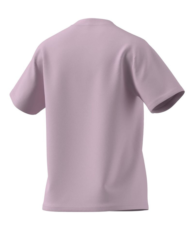 Camiseta adidas Slide Vneck Mulher Rosa