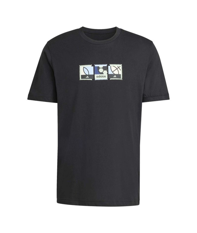 T-shirt adidas Mos Stamps Homme Noir