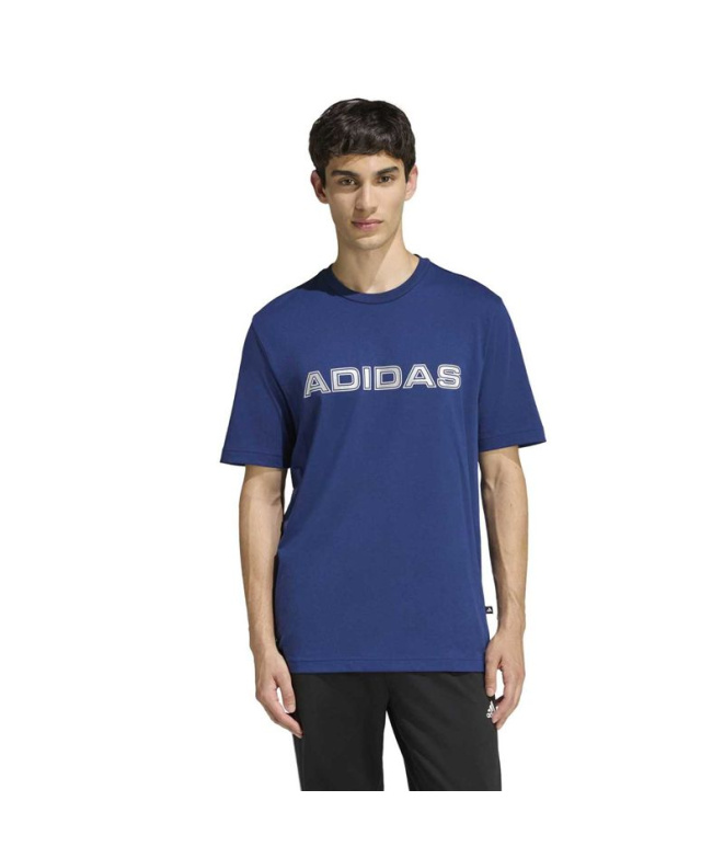 Camiseta adidas Hot Tt Homem Azul Escuro