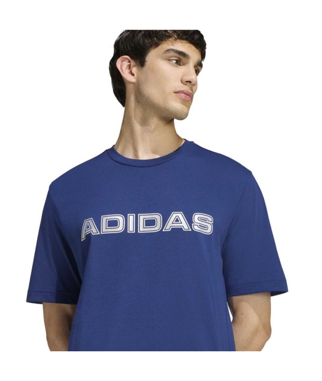 Camiseta adidas Hot Tt Homem Azul Escuro