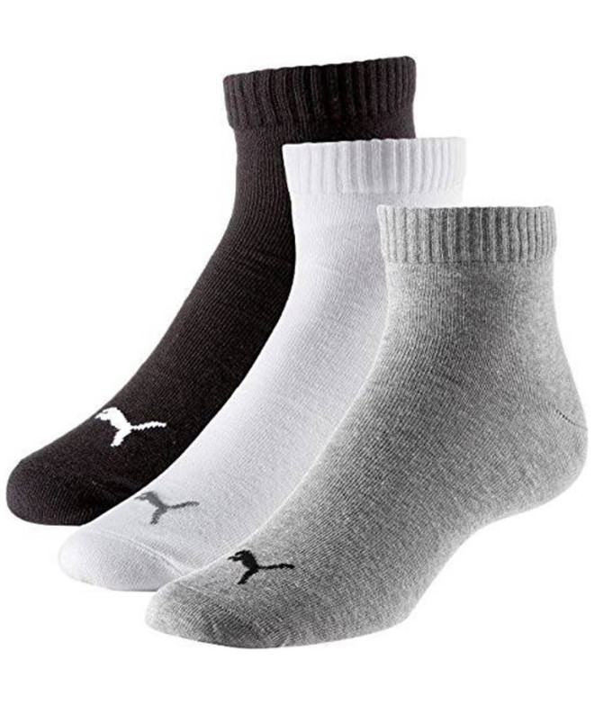 Chaussettes Puma Quarter Plain 3P