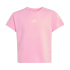 Camiseta adidas Jg Fi 3 Bandas Niña Stfltr/Rosaut