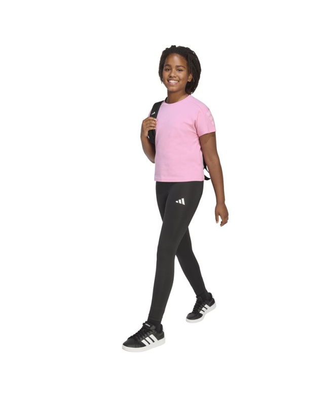 Camiseta adidas Jg Fi 3 Bandas Niña Stfltr/Rosaut