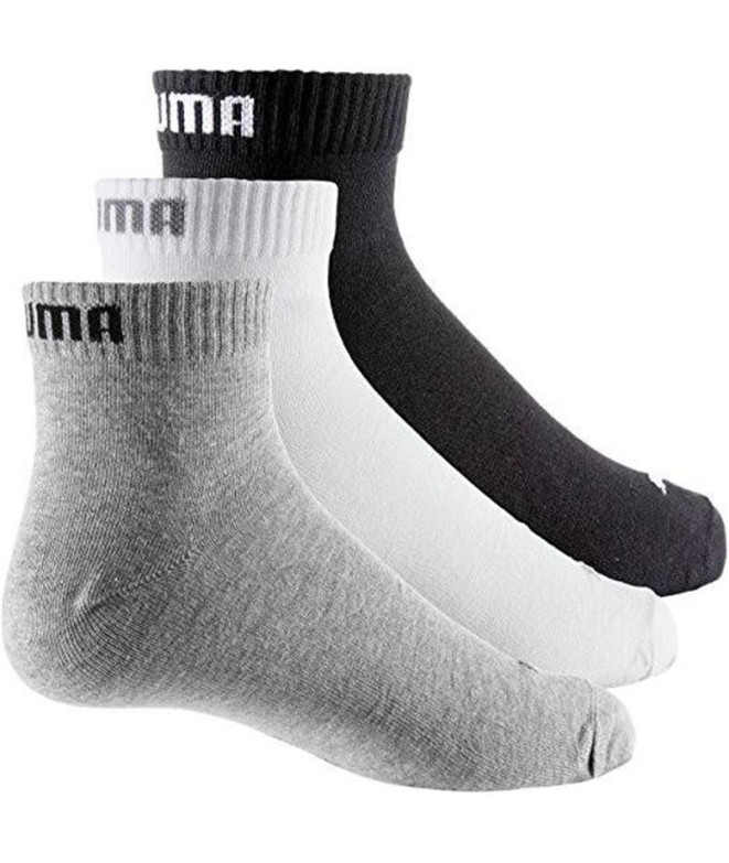 Meias Puma Quarter Plain 3P
