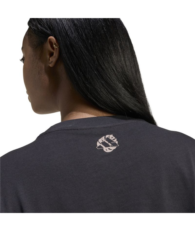 T-shirt adidas Animal Femme Noir