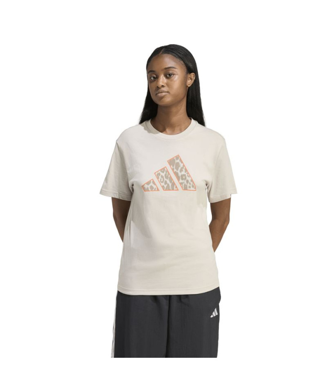 Camiseta adidas Animal Mulher Azul