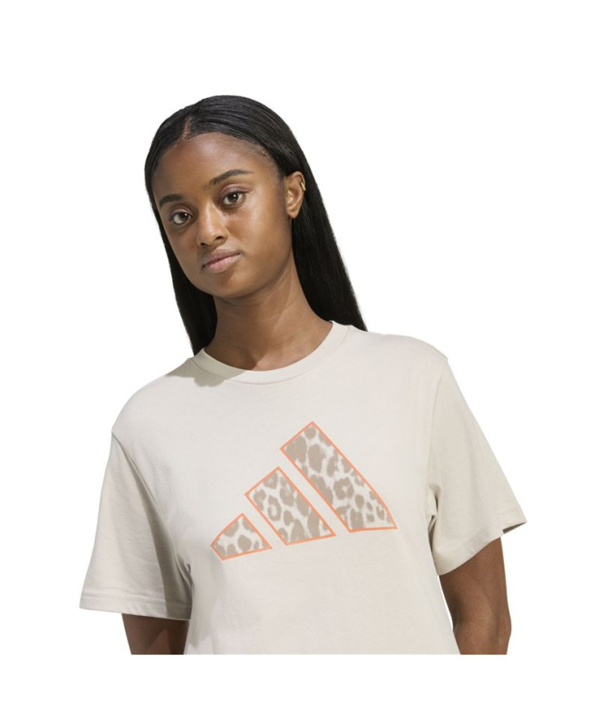 Camiseta adidas Animal Mulher Azul