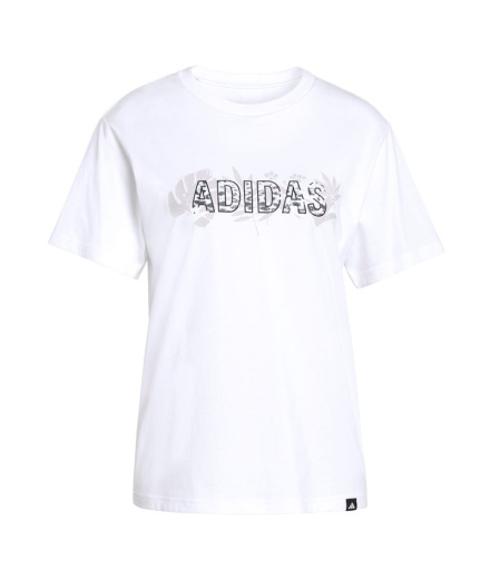 T-shirt adidas Animal Femme Blanc