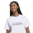 Camiseta adidas Animal Mulher Branco